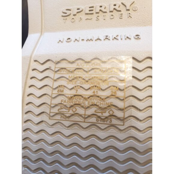 Sperry Mens Loafer Camo Slip-On Shoes Size 8 Lightweight Water Resistant Rubber - Picture 8 of 8